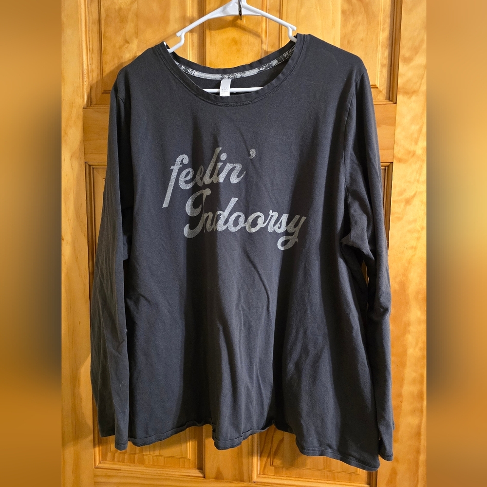 Lane Bryant Long Sleeve PJ Shirt